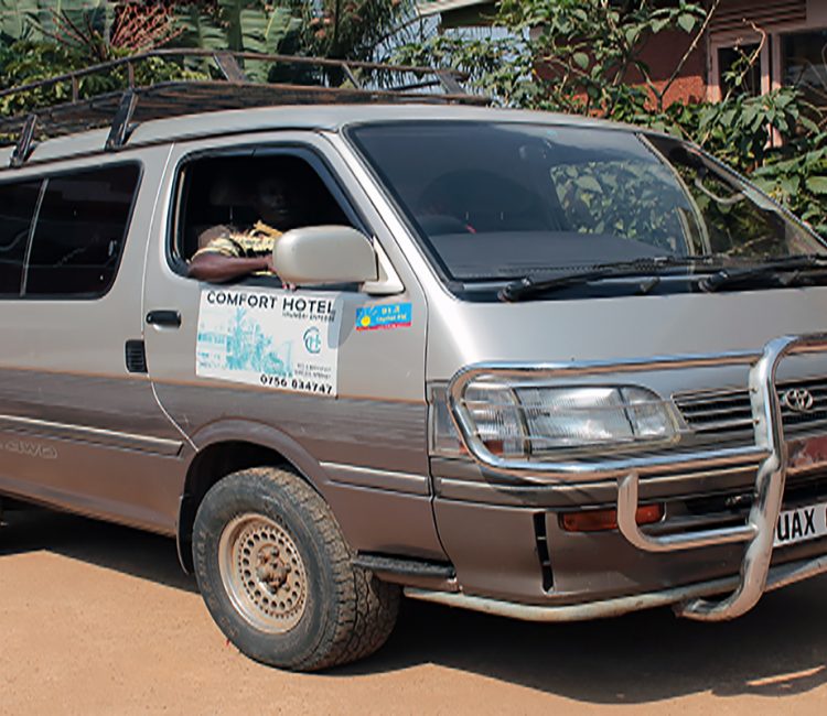 Comfort Hotel VAN for hire